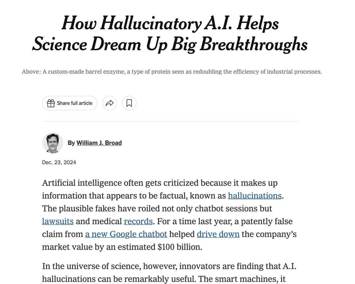 How AI Hallucinations Are Driving Scientific Breakthroughs