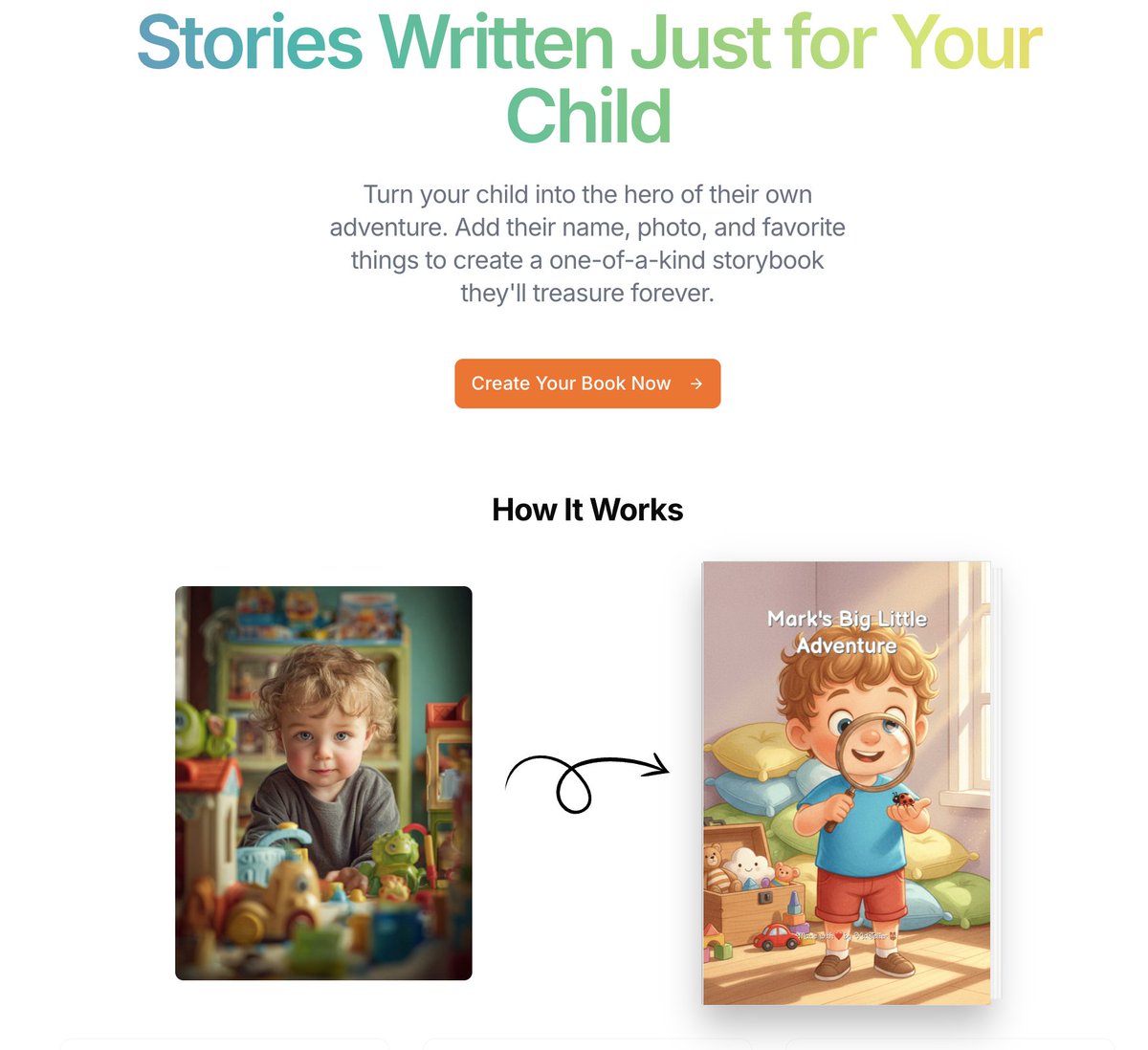 KidTeller: Personalized Storybooks for Kids
