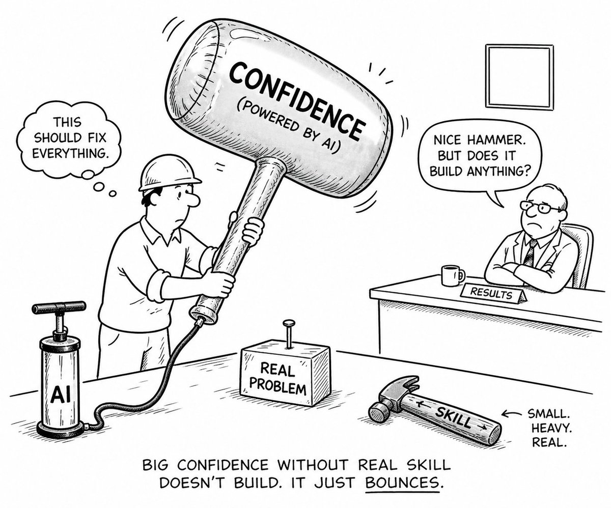 The LLM Fallacy: AI Output Can Distort Self-Perception