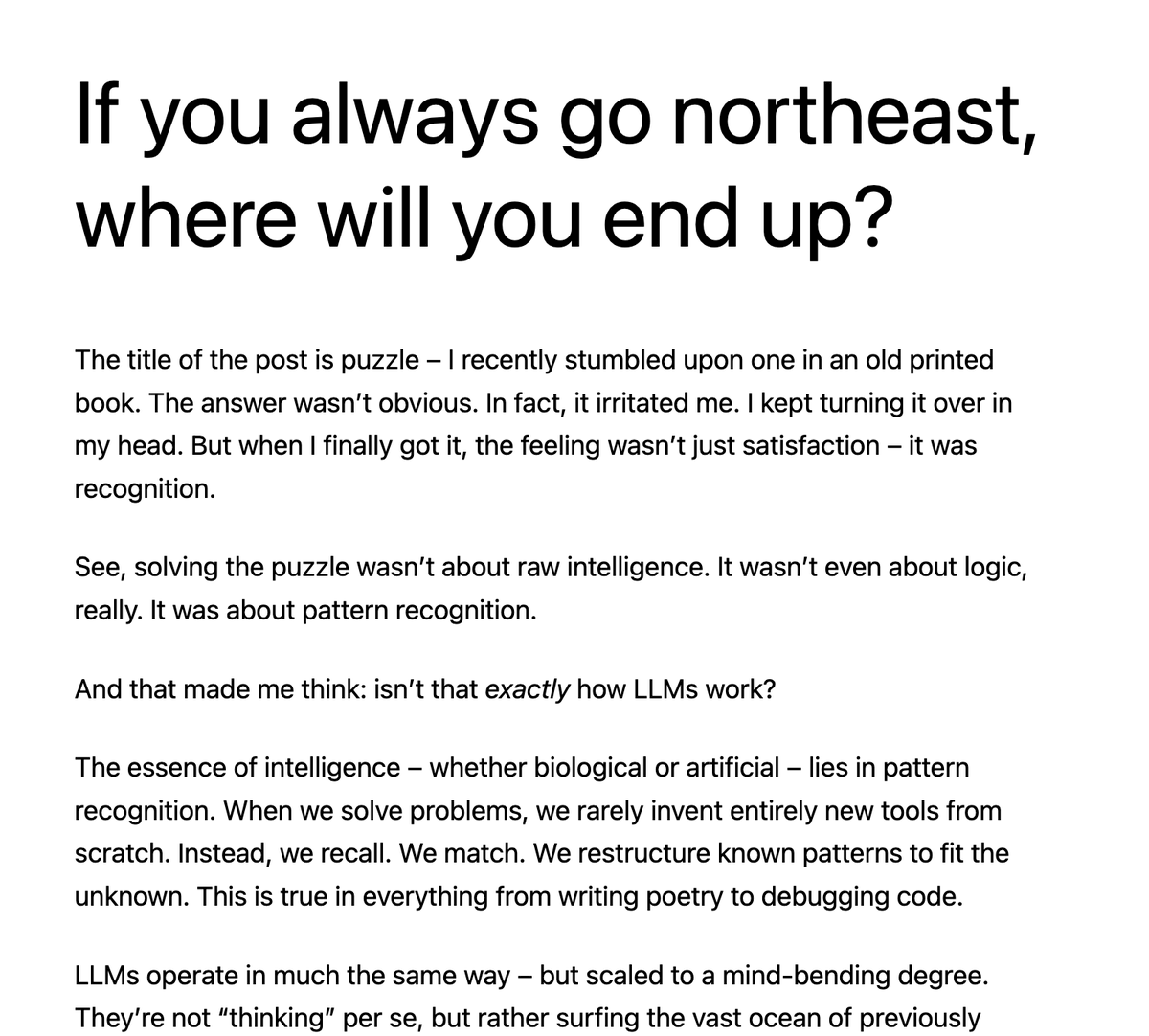 A Puzzle That Led Me to Think About AI and Problem-Solving